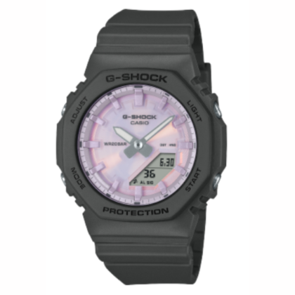 CASIO G-SHOCK GMA-P2100PC-1A BLACK BIO-BASED RESIN BAND ANALOG-DIGITAL WOMEN WATCH